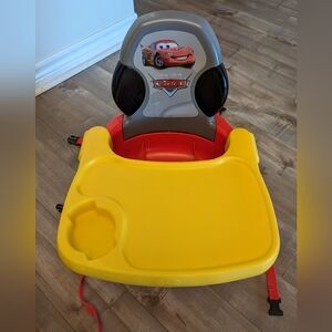 Disney Cars food chair booster Lightning McQueen